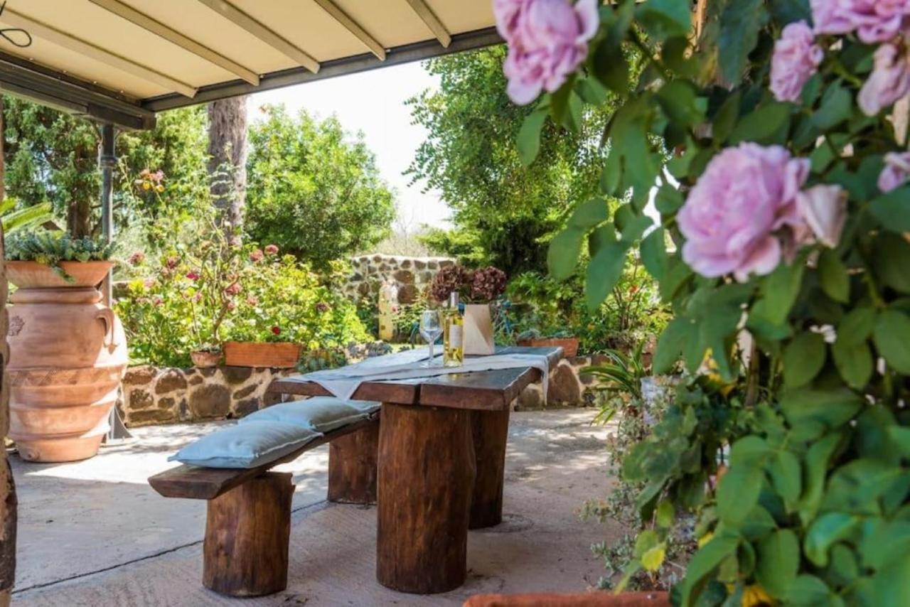 Villa Con Immenso Giardino オロゼーイ エクステリア 写真
